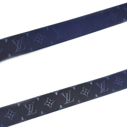 LOUIS VUITTON ルイ・ヴィトン LV イニシャル 40MM リバーシブル ベルト モノグラムグラデーション ネイビー M8707T LN2294 メンズ【中古】【極美品】