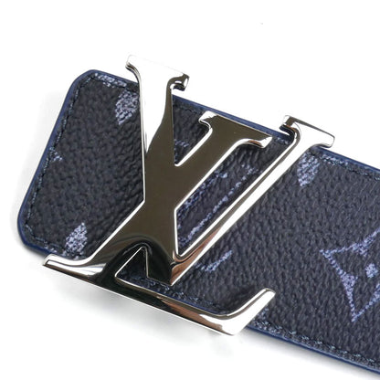 LOUIS VUITTON ルイ・ヴィトン LV イニシャル 40MM リバーシブル ベルト モノグラムグラデーション ネイビー M8707T LN2294 メンズ【中古】【極美品】