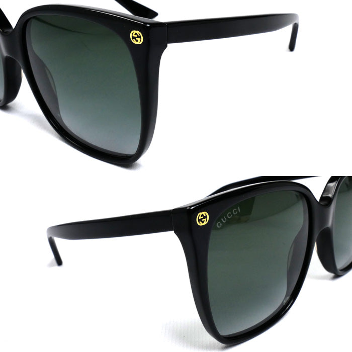 GUCCI グッチ Bee ビー サングラス ブラック GG0022S 001 57□18-140 ユニセックス【中古】