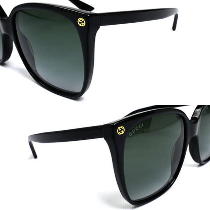 GUCCI グッチ Bee ビー サングラス ブラック GG0022S 001 57□18-140 ユニセックス【中古】