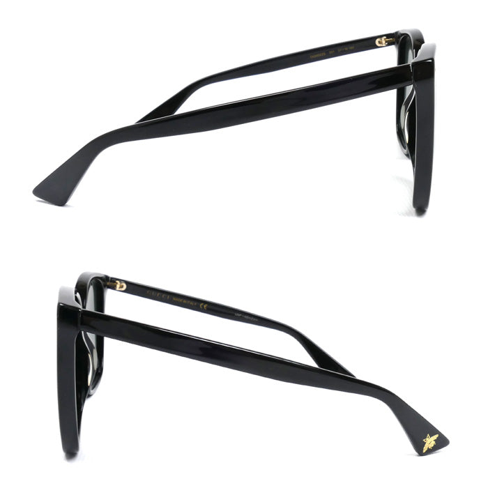GUCCI グッチ Bee ビー サングラス ブラック GG0022S 001 57□18-140 ユニセックス【中古】