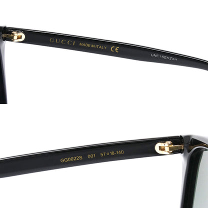 GUCCI グッチ Bee ビー サングラス ブラック GG0022S 001 57□18-140 ユニセックス【中古】