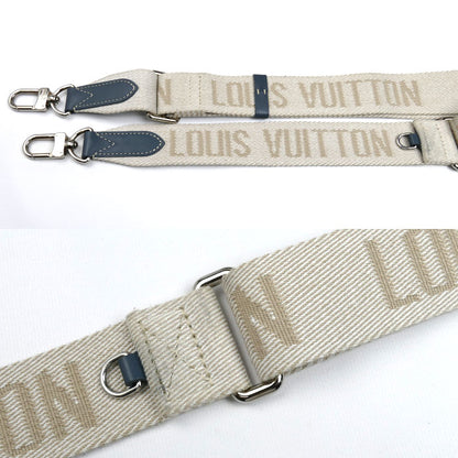 LOUIS VUITTON ルイ・ヴィトン キーポル バンドリエール25 2Way ハンドバッグ モノグラムデニム ブルー M22762 ICチップ レディース【中古】