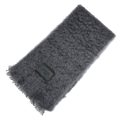 LOEWE ロエベ モヘア＆ウール マフラー グレー ユニセックス【中古】