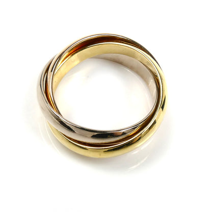 CARTIER カルティエ K18YG/PG/WG les must de Cartier トリニティ リング・指輪 10.5号 51 7.8g レディース【中古】【美品】