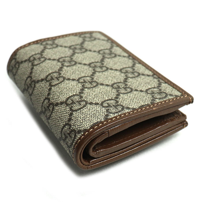 GUCCI グッチ ホースビット 1955 コンパクトウォレット 二つ折り財布 ブラウン 726846 92TCG 8563 レディース【中古】【美品】