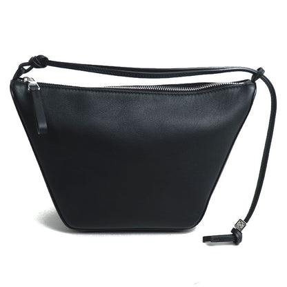 LOEWE ロエベ ハンモック ホーボーバッグ ミニ ショルダーバッグ ブラック A538G13X01 レディース【中古】【美品】