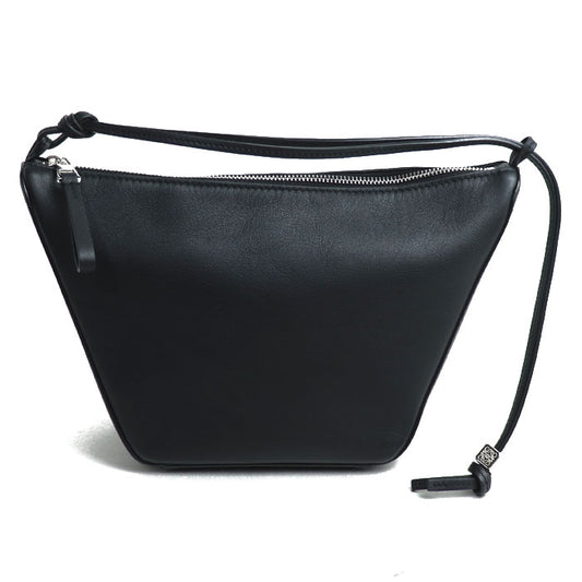 LOEWE ロエベ ハンモック ホーボーバッグ ミニ ショルダーバッグ ブラック A538G13X01 レディース【中古】【美品】