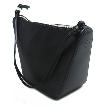 LOEWE ロエベ ハンモック ホーボーバッグ ミニ ショルダーバッグ ブラック A538G13X01 レディース【中古】【美品】