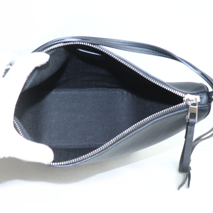 LOEWE ロエベ ハンモック ホーボーバッグ ミニ ショルダーバッグ ブラック A538G13X01 レディース【中古】【美品】