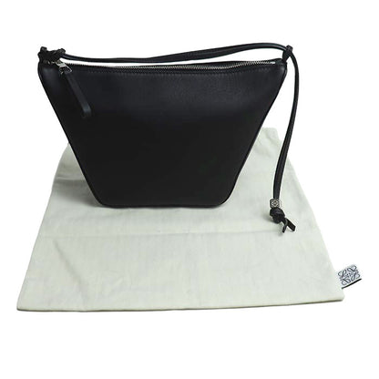 LOEWE ロエベ ハンモック ホーボーバッグ ミニ ショルダーバッグ ブラック A538G13X01 レディース【中古】【美品】