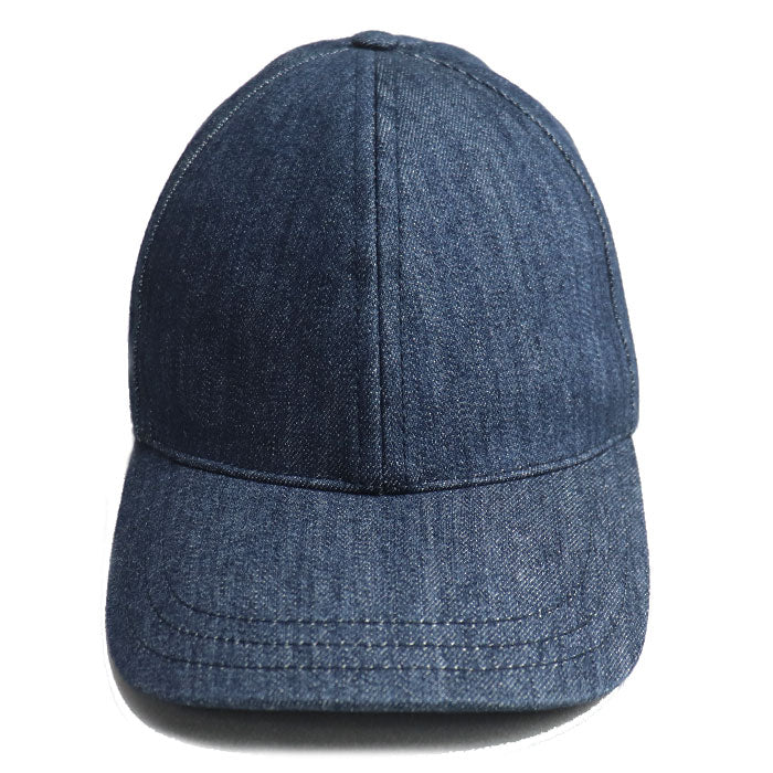 PRADA プラダ デニム ベースボールキャップ キャップ 1HC274 AJ6 F0008 M ユニセックス【中古】【美品】