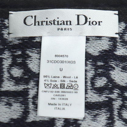 Dior ディオール ロゴ オブリーク ビッグ マフラー マフラー ネイビー 31CDO301IXGS レディース【中古】