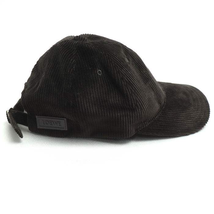 LOEWE ロエベ アナグラム パッチキャップ キャップ ダークブラウン K820358X22 
ONE SIZE コーデュロイ ユニセックス【中古】
