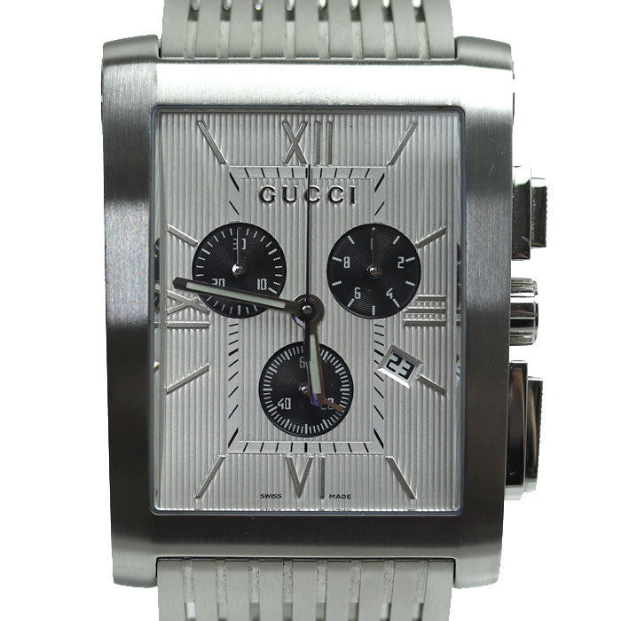 GUCCI グッチ Gメトロ クロノグラフ 腕時計 電池式 YA086319/8600M メンズ【中古】