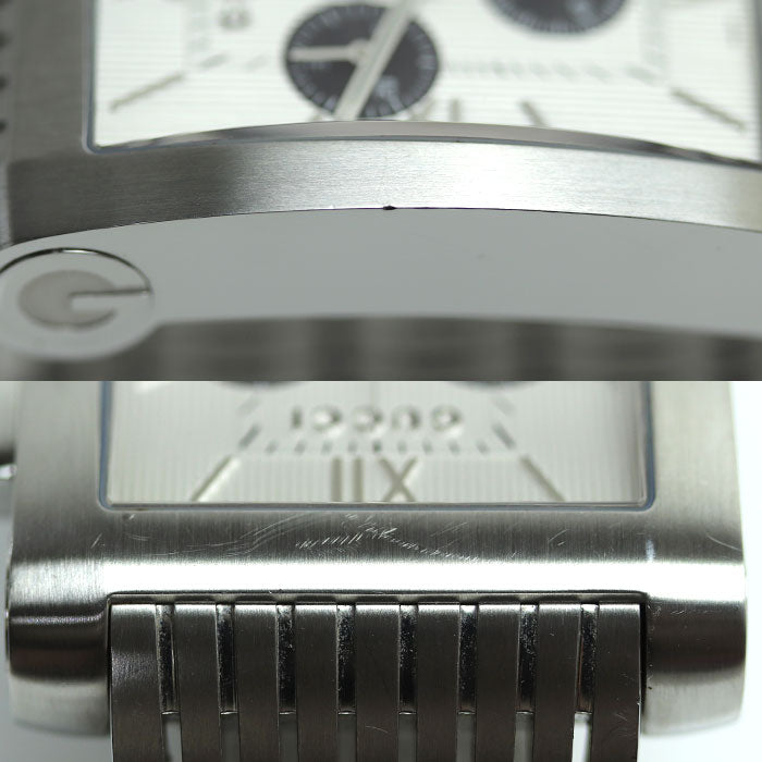 GUCCI グッチ Gメトロ クロノグラフ 腕時計 電池式 YA086319/8600M メンズ【中古】