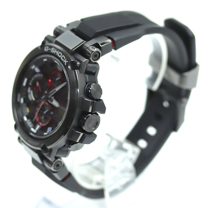 CASIO カシオ G-SHOCK MT-G Bluetooth搭載 電波 腕時計 ソーラー ブラック MTG-B1000B-1AJF メンズ【中古】