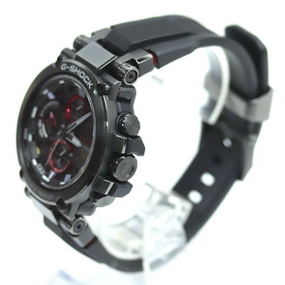 CASIO カシオ G-SHOCK MT-G Bluetooth搭載 電波 腕時計 ソーラー ブラック MTG-B1000B-1AJF メンズ【中古】