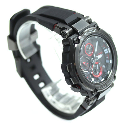 CASIO カシオ G-SHOCK MT-G Bluetooth搭載 電波 腕時計 ソーラー ブラック MTG-B1000B-1AJF メンズ【中古】