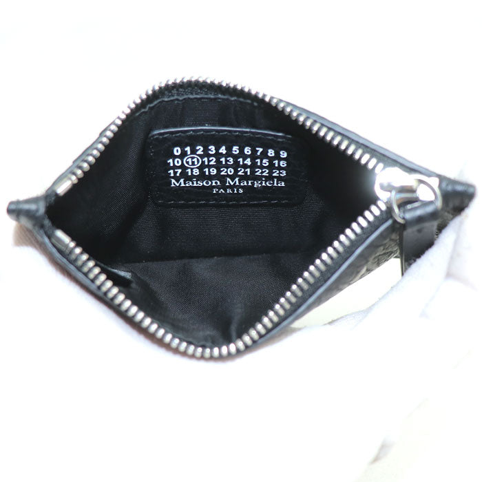 Maison Margiela 4ステッチ フラグメントケース コインケース ブラック S56UI0143 P4455 T8013 ユニセックス【中古】
