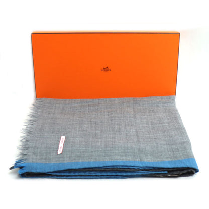 HERMES エルメス ストール グレー レディース【中古】