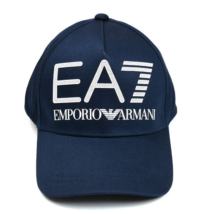 Emporio Armani エンポリオ・アルマーニ EA7 ベースボールキャップ キャップ ネイビー 275916 1P104 00035 メンズ【中古】【美品】