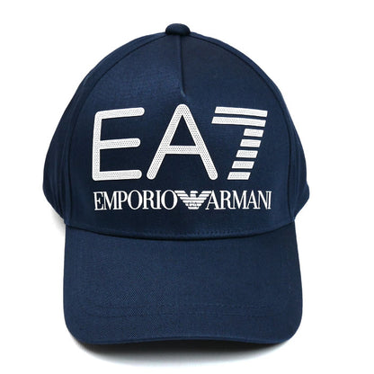 Emporio Armani エンポリオ・アルマーニ EA7 ベースボールキャップ キャップ ネイビー 275916 1P104 00035 メンズ【中古】【美品】