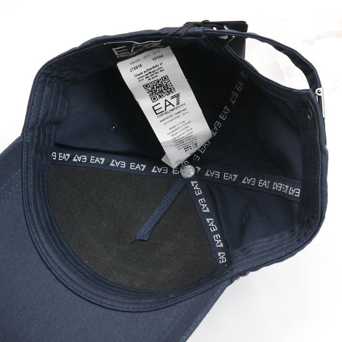 Emporio Armani エンポリオ・アルマーニ EA7 ベースボールキャップ キャップ ネイビー 275916 1P104 00035 メンズ【中古】【美品】