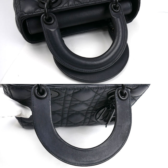 Dior ディオール マイレディディオール マッドブラック 2Wayショルダーバッグ ブラック M0505SL01 レディース【中古】