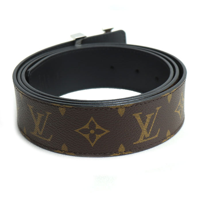 LOUIS VUITTON ルイ・ヴィトン サンチュール LV イニシャル ベルト モノグラム ブラウン M9821 CA4121 メンズ 110/44【中古】【美品】