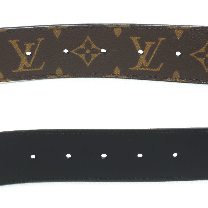 LOUIS VUITTON ルイ・ヴィトン サンチュール LV イニシャル ベルト モノグラム ブラウン M9821 CA4121 メンズ 110/44【中古】【美品】