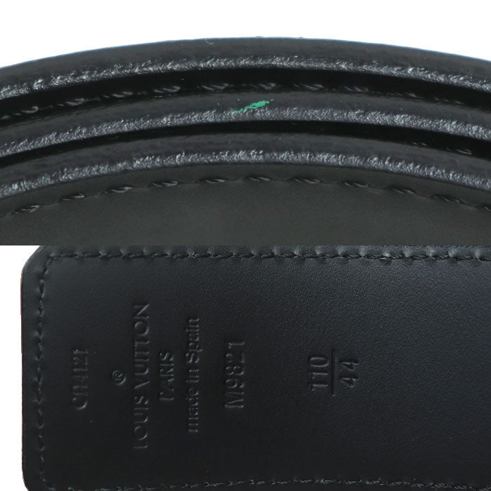 LOUIS VUITTON ルイ・ヴィトン サンチュール LV イニシャル ベルト モノグラム ブラウン M9821 CA4121 メンズ 110/44【中古】【美品】