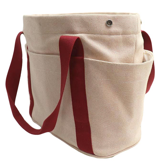 HERMES エルメス カブリオル マザーズバッグ トートバッグ レッド レディース【中古】