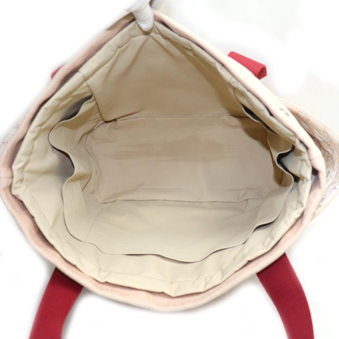 HERMES エルメス カブリオル マザーズバッグ トートバッグ レッド レディース【中古】