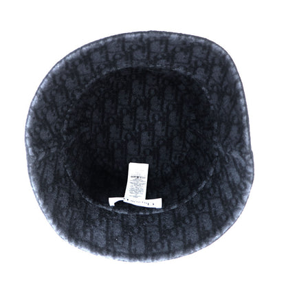 Dior ディオール オブリーク リバーシブル バケットハット ハット ブラック 11DCH923I100 
57 レディース【中古】【美品】