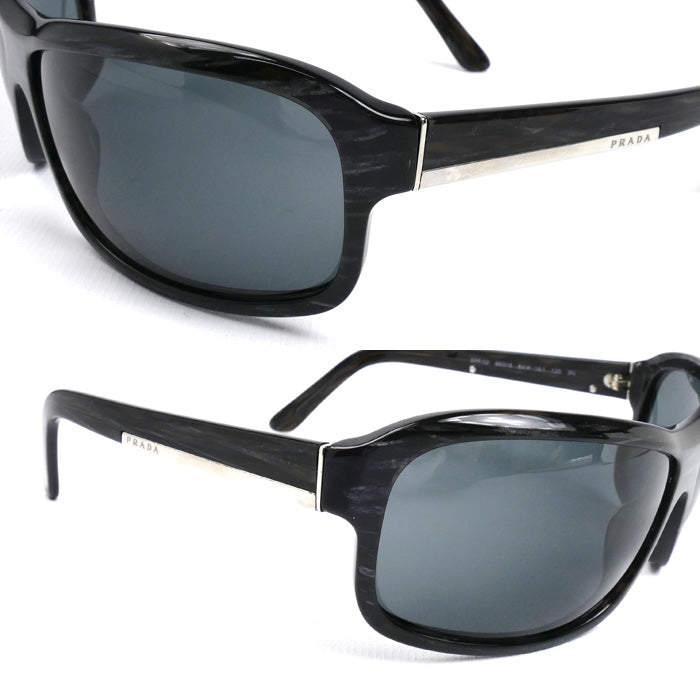 PRADA プラダ サングラス ブラック SPR021 レディース 66□15 8AW-1A1 125 3N【中古】