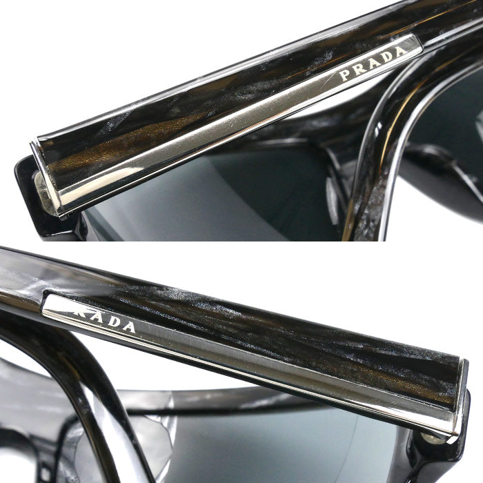 PRADA プラダ サングラス ブラック SPR021 レディース 66□15 8AW-1A1 125 3N【中古】