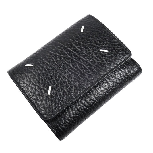 Maison Margiela 4ステッチ 三つ折り財布 ブラック SA3UI0010 ユニセックス【中古】