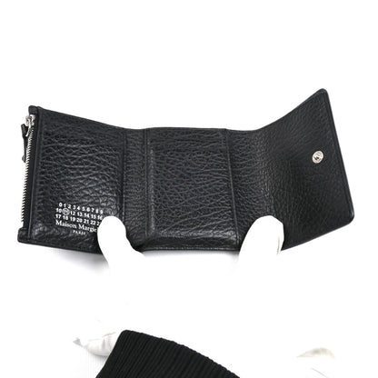 Maison Margiela 4ステッチ 三つ折り財布 ブラック SA3UI0010 ユニセックス【中古】