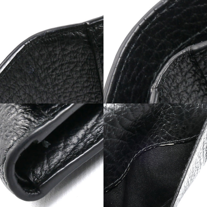Maison Margiela 4ステッチ 三つ折り財布 ブラック SA3UI0010 ユニセックス【中古】
