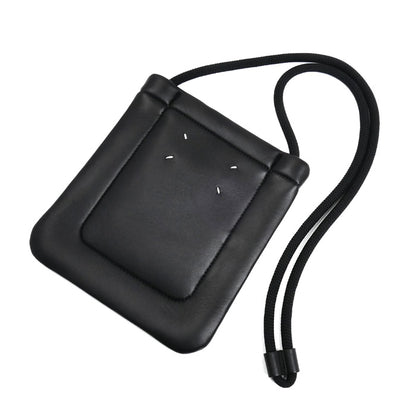 Maison Margiela アウトライン パデットショルダー ショルダーバッグ ブラック S35WG0160 ユニセックス【中古】【美品】