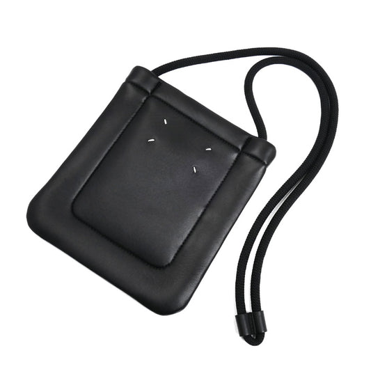 Maison Margiela アウトライン パデットショルダー ショルダーバッグ ブラック S35WG0160 ユニセックス【中古】【美品】