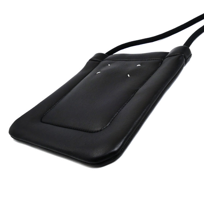 Maison Margiela アウトライン パデットショルダー ショルダーバッグ ブラック S35WG0160 ユニセックス【中古】【美品】