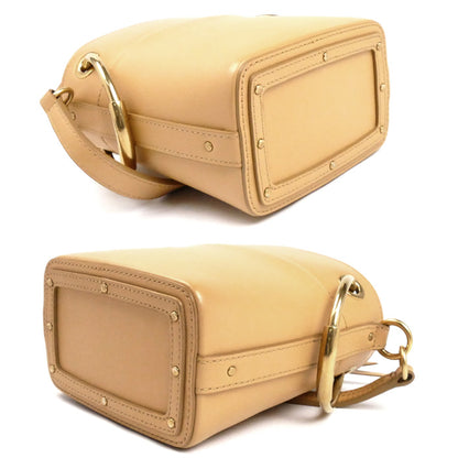 Chloe クロエ ロイ ミニバケット 2Wayショルダーバッグ ベージュ レディース【中古】