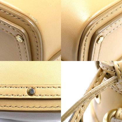Chloe クロエ ロイ ミニバケット 2Wayショルダーバッグ ベージュ レディース【中古】