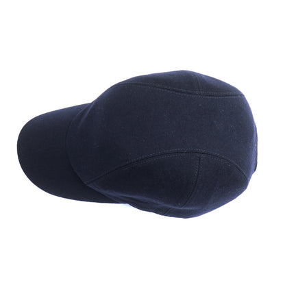 HERMES エルメス セリエボタン バック ロゴ キャップ ダークネイビー 
60 ユニセックス【中古】