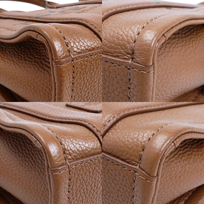 MARC JACOBS マークジェイコブス ザ レザー トート ミニ 2Wayショルダーバッグ ブラウン H053L01RE22 レディース【中古】