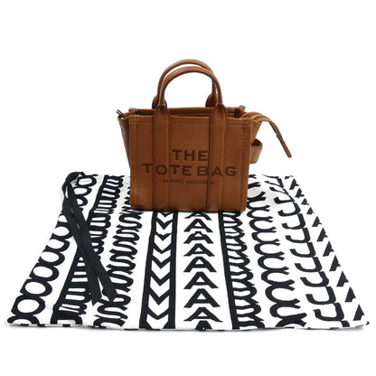 MARC JACOBS マークジェイコブス ザ レザー トート ミニ 2Wayショルダーバッグ ブラウン H053L01RE22 レディース【中古】