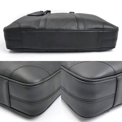 LOUIS VUITTON ルイ・ヴィトン PDV ビジネスバッグ ダミエアンフィニ ブラック N40444 ICチップ メンズ【中古】【美品】