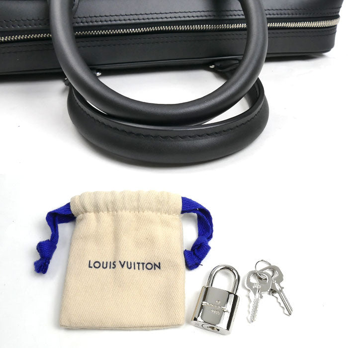 LOUIS VUITTON ルイ・ヴィトン PDV ビジネスバッグ ダミエアンフィニ ブラック N40444 ICチップ メンズ【中古】【美品】